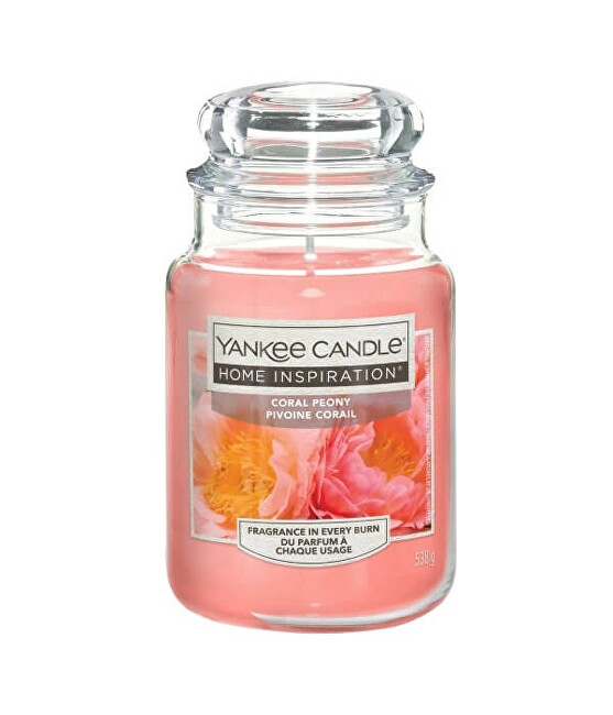 Yankee Candle Scented candle Home Inspiration large Coral Peony Kvepianti žvakė Unisex