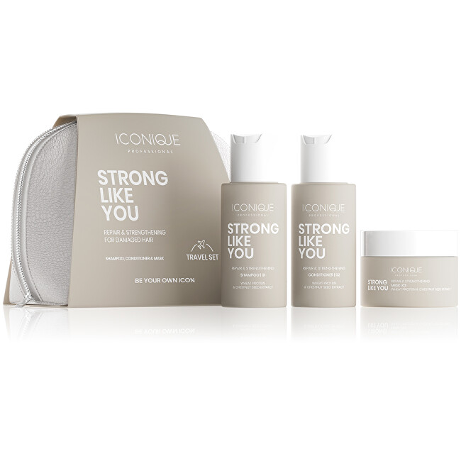 ICONIQUE Professional Strong Like You Damaged Hair Care Gift Set Moterims