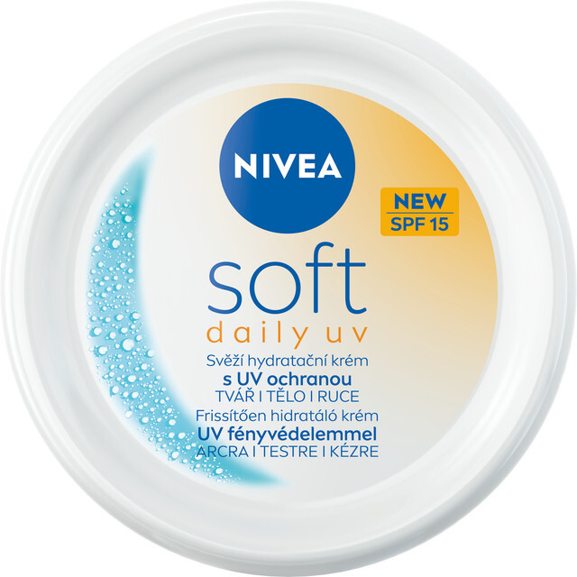 Nivea Moisturizing cream with UV protection SPF 15 Soft (Daily UV Cream) 100 ml 100ml Moterims