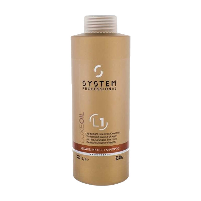 System Professional Shampoo with Keratin LuxeOil (Keratin Protect Shampoo) Plaukų &scaron;ampūnas Moterims