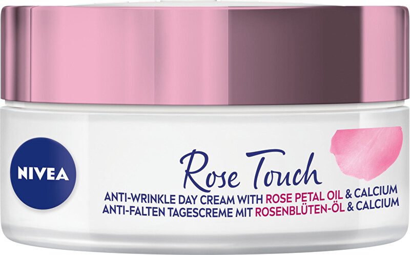 Nivea The daily anti-wrinkle cream with rose oil and calcium Rose Touch ( Anti-Wrinkle Day Cream) 50 ml 50ml vietinės priežiūros priemonė