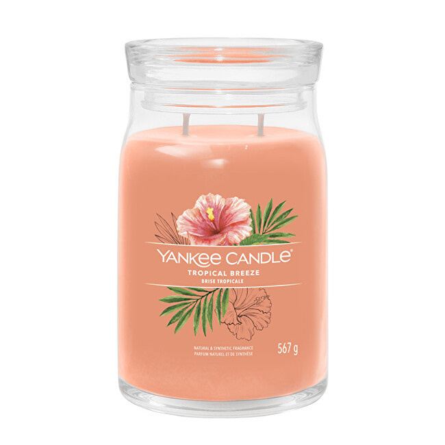 Yankee Candle Aromatic candle Signature large glass Tropica l Breeze 567 g Unisex
