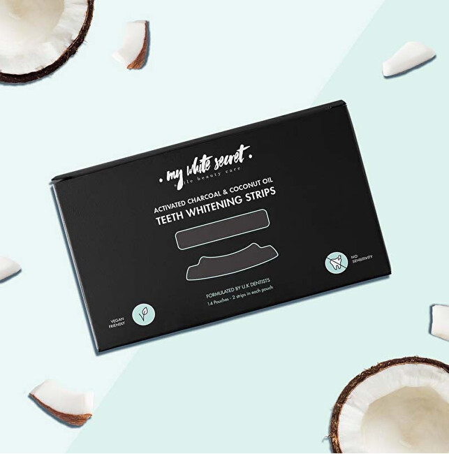 My White Secret Whitening Strips 14 pcs dantų balinimui