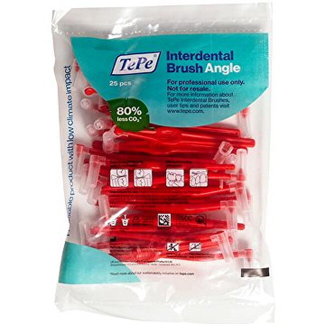TePe Interdental brushes Angle 0.5 mm red 25 pcs Unisex