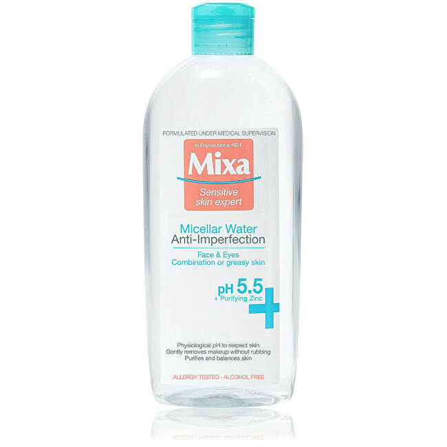 Mixa Micellar water for dull complexion, pH 5.5 400 ml 400ml