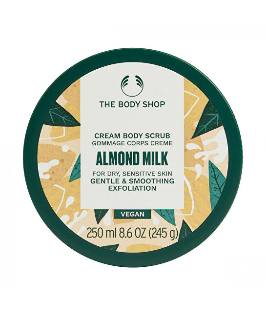 The Body Shop Almond Milk Body Scrub peeling do ciała 250ml 250ml Moterims