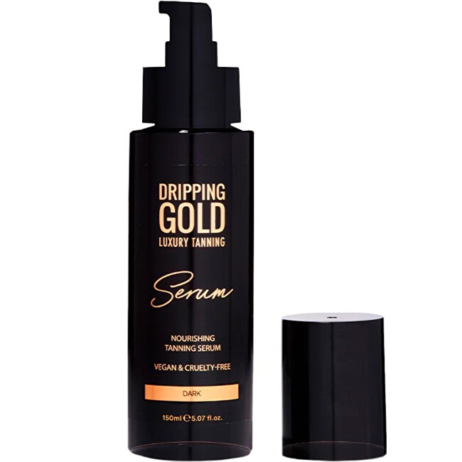 Dripping Gold Tanning Serum Samoopalovací sérum dark Moterims