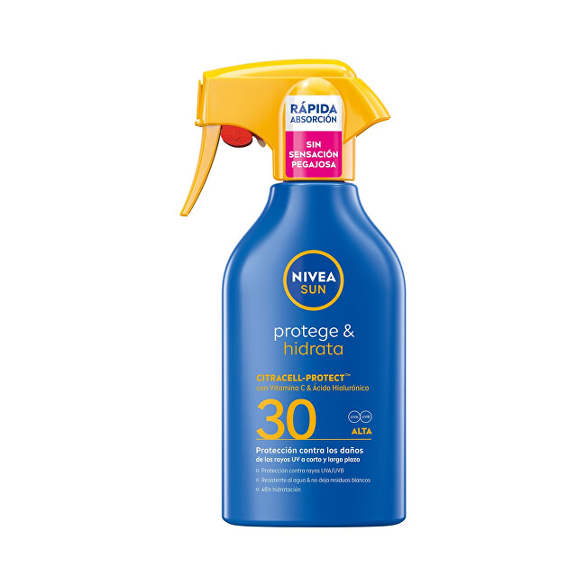 Nivea Sunscreen Spray SPF 30 Protect & Moisture 250 ml 250ml Unisex Nivea Sunscreen Spray SPF 30 Protect & Moisture 250 ml 250ml Unisex