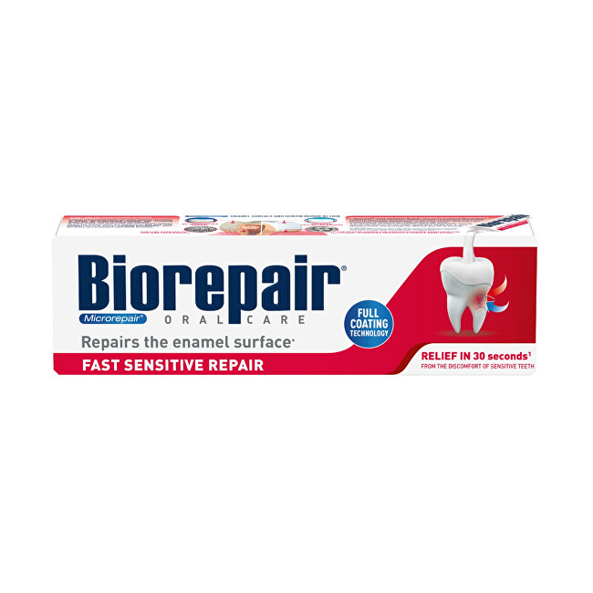 Biorepair Fast Sensitive Repair Toothpaste 75 ml 75ml jautrių dantų priežiūros priemonė