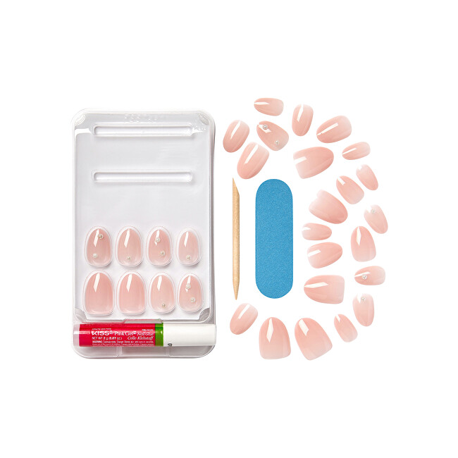 Kiss Bare-But-Better Premium Nails - Slay 30 pcs priemonė nagams