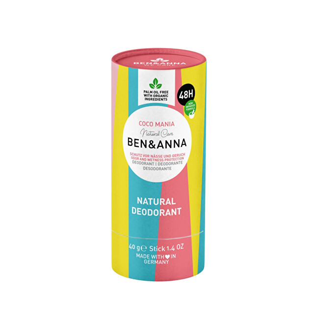 BEN & ANNA Natural deodorant Coco Mania Natural Deodorant 40 g Moterims