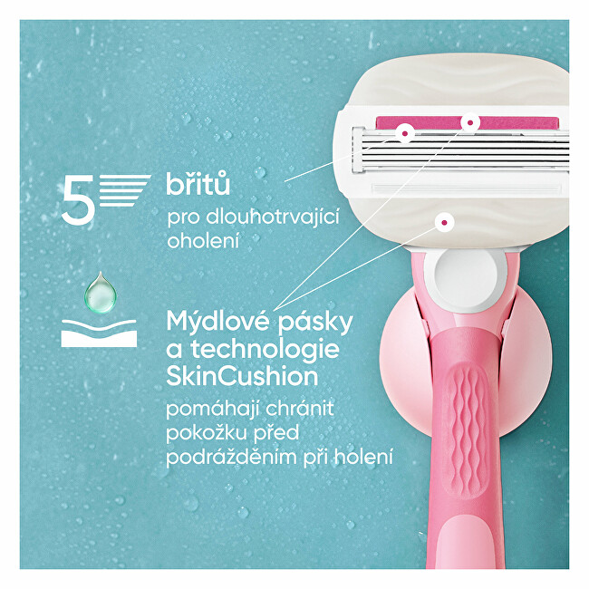 Gillette Venus Comfortglide Miami razor + 1 head skustuvas