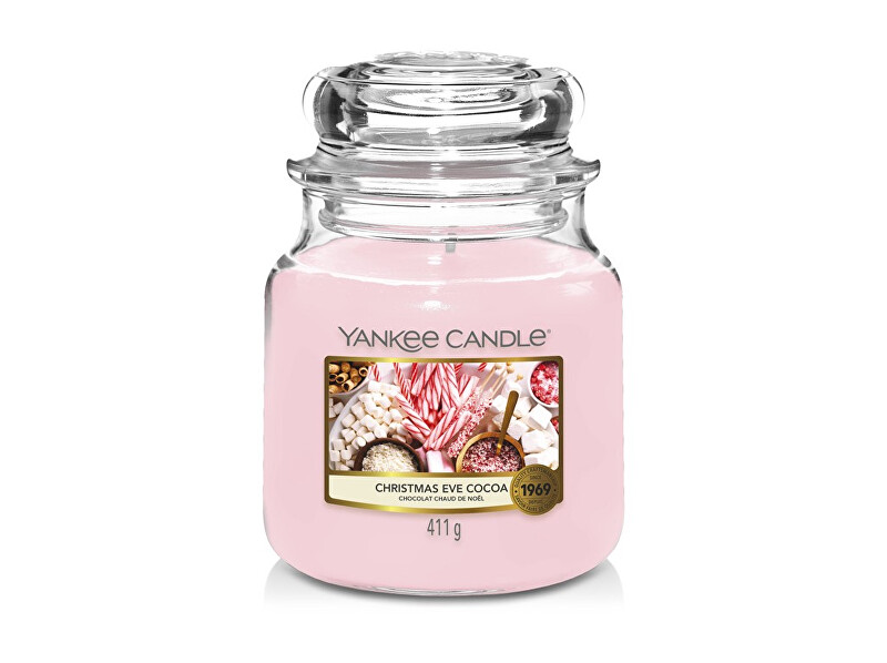 Yankee Candle Aromatic candle Classic medium Christmas Eve Cocoa 411 g Unisex