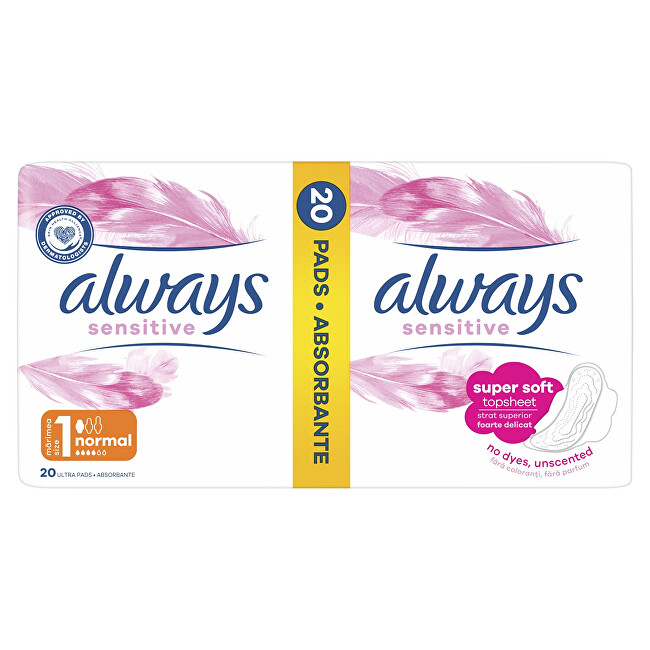 Always Ultra Sensitive Normal Duo sanitary pads 20 pcs Moterims