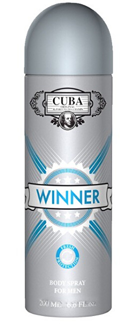 Cuba Winner For Men - deodorant ve spreji 200ml Vyrams