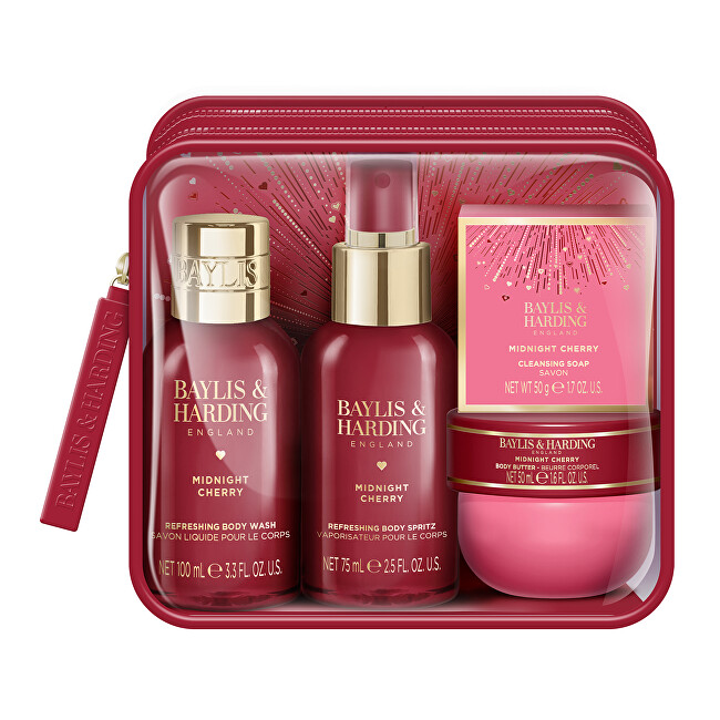 Baylis & Harding Midnight Cherry Gift Set 4 pcs Moterims