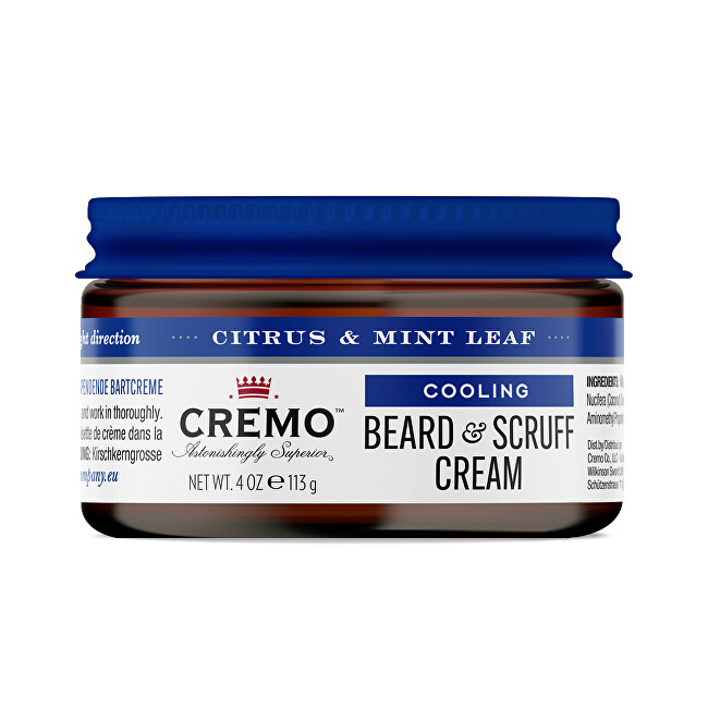 Cremo Cooling Beard & Scruff Cream Citrus & Mint Leaf (Cooling Beard & Scruff Cream) 113 g Vyrams