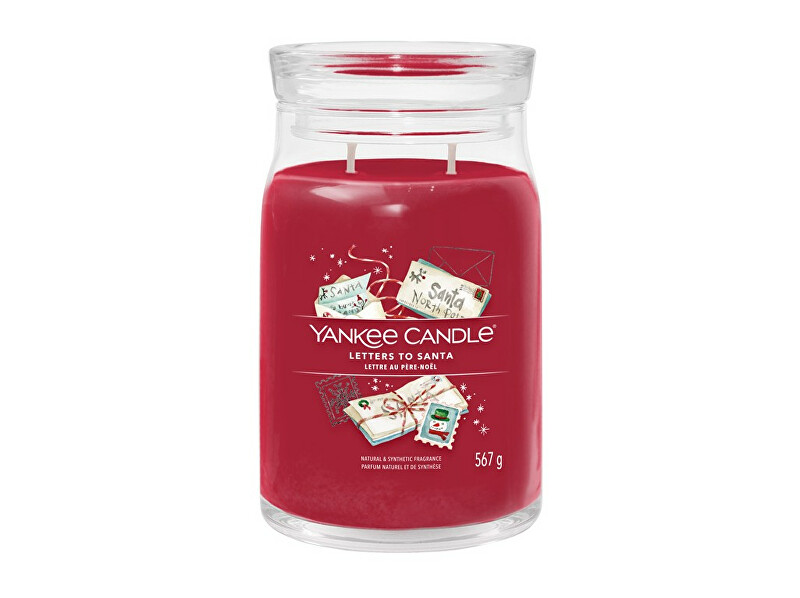 Yankee Candle Aromatic candle Signature glass large Letters To Santa 567 g Unisex
