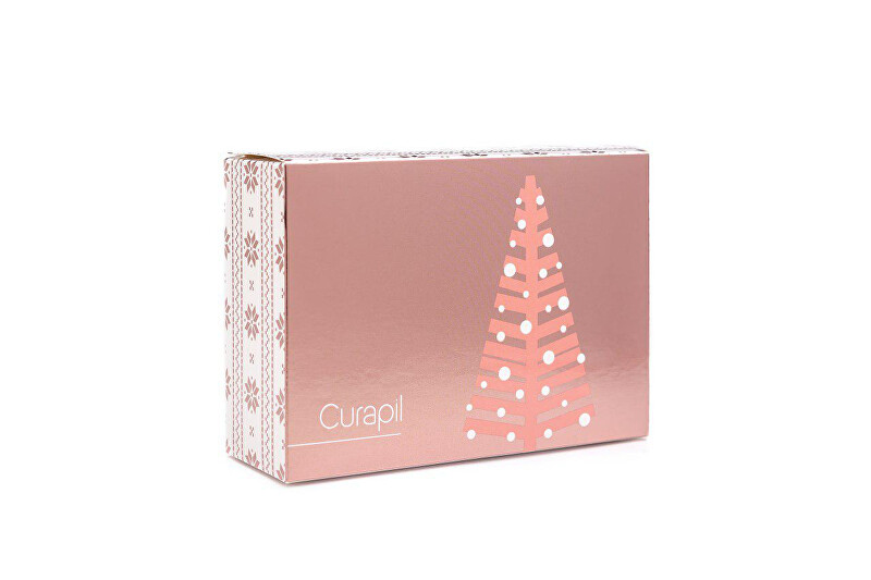 Curapil Christmas Food Supplement Pack To Support Hair Growth 180 Tablets - Tree Theme (3 x 60 tbl) atstatomoji plaukų priežiūros priemonė