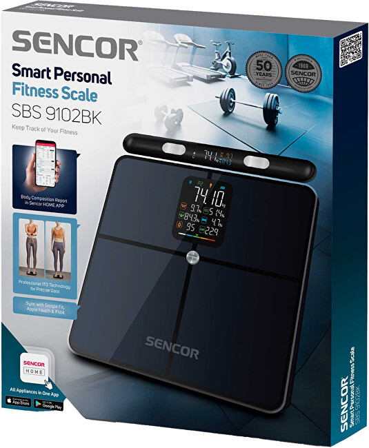 Sencor Personal scale SBS 9102BK Unisex