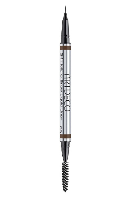 Artdeco Eyebrow pencil 24h Micro Brow Liquid Liner 0.3 ml 20 Deep Brown antakių pie&scaron;tukas