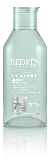 Redken Amino Mint Cleansing Shampoo for Sensitive Skin and Quick-Greasing Hair (Shampoo) 300ml Unisex