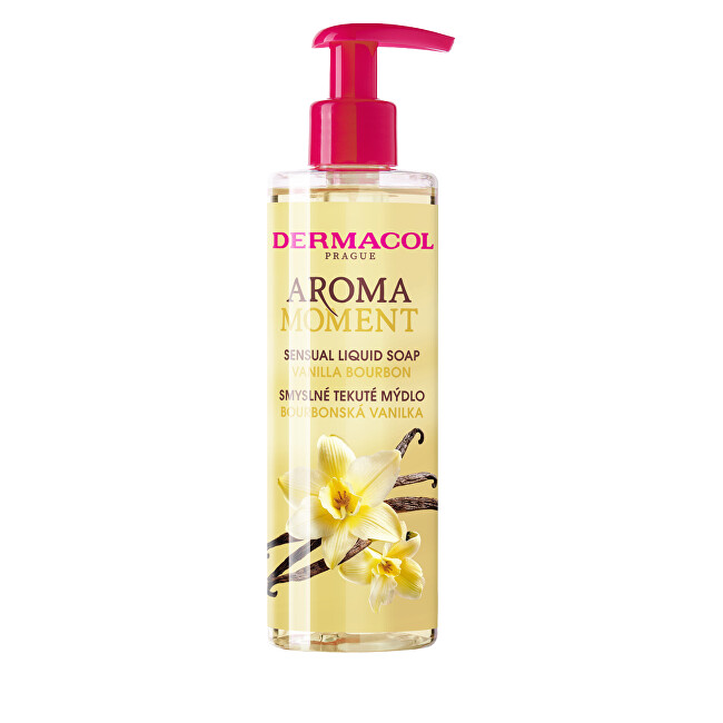 Dermacol Liquid soap Bourbon vanilla Aroma Moment Liquid Soap Dekoratyvinė kosmetika Moterims