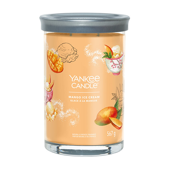 Yankee Candle Aromatic candle Signature tumbler large Mango Ice Cream 567 g Unisex