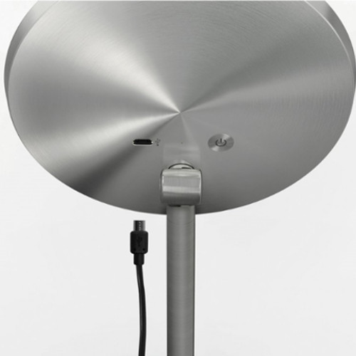 Simplehuman Travel Rechargeable Cosmetic Mirror Sensor with LED illumination, 10x magnification Nerez ocel veidrodis