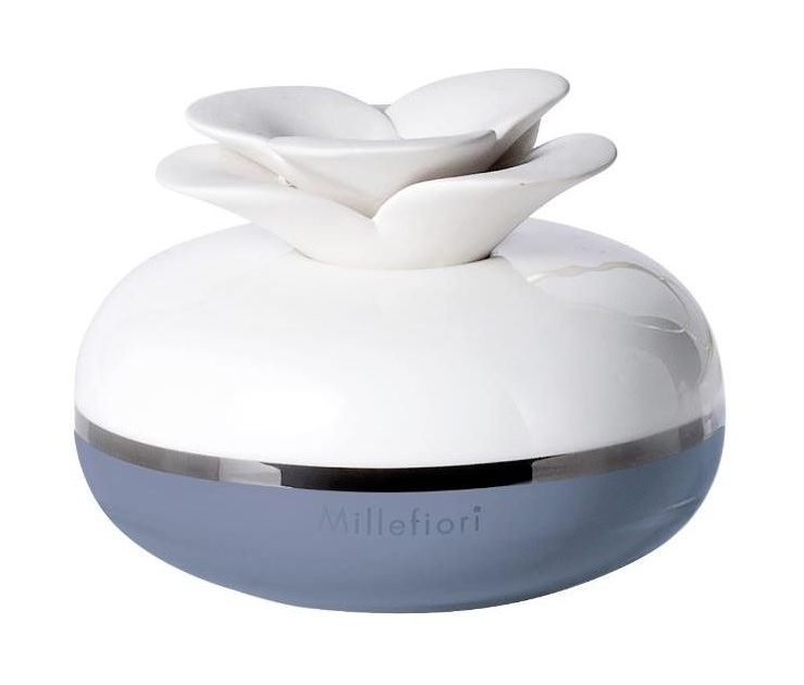 Millefiori Milano Ceramic diffuser Air Desing Flower gray blue Unisex