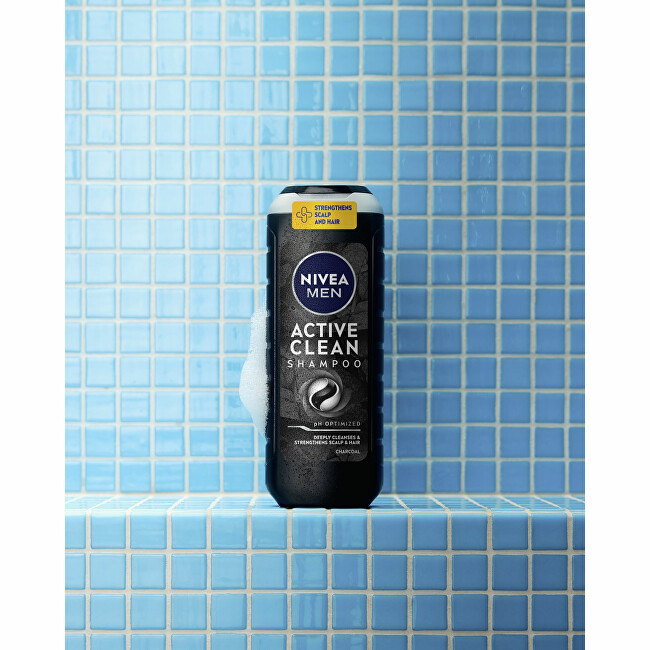 Nivea Men&acute;s Deep Cleansing Shampoo (Active Clean Shampoo) 500ml &scaron;ampūnas