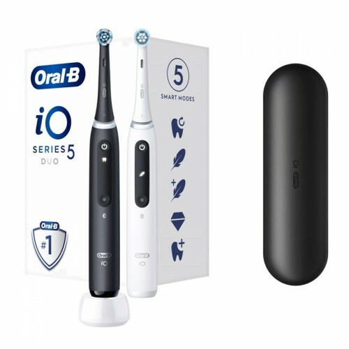 Oral B Electric toothbrush iO Series 5 Matt Black + Quite White Duo Pack Unisex
