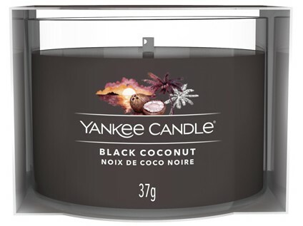 Yankee Candle Votive candle in glass Black Coconut 37 g Unisex