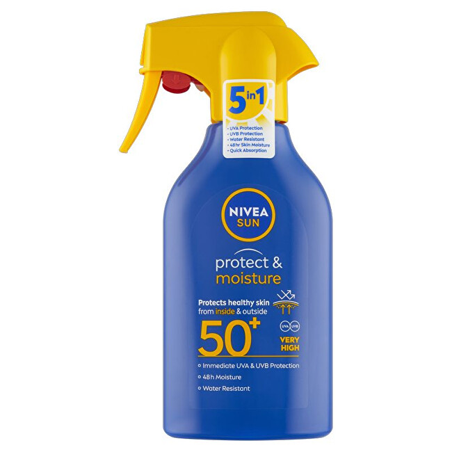 Nivea Hydrating spray for tanning with a pump SPF 50+ Sun (Protect & Moisture Spray) 270 ml 270ml Unisex