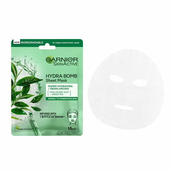 Garnier Moisture + Fresh ness (Tissue Super Hydrating & Purifying mask) 28 g Superhydrating Cleansing Face M makiažo valiklis