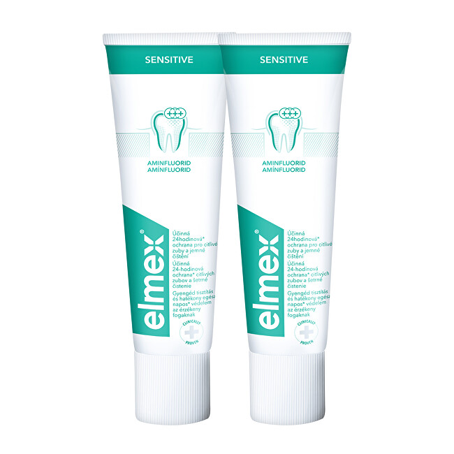 Elmex Toothpaste for Sensitive Teeth Sensitiv e Duopack 2 x 75 ml 75ml Unisex