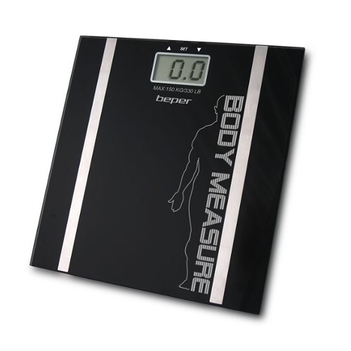 Beper Digital personal scale with measurement of fat and water 40808A Unisex