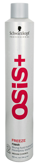 Schwarzkopf Professional Super strong hairspray Freeze 500ml modeliavimo priemonė