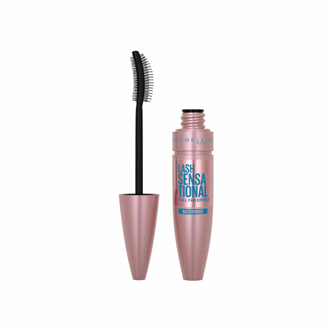 Maybelline Waterproof Mascara for long and full lashes (Lash Waterproof Mascara Sensational) 9.4 ml 01 Black 9.4ml Moterims