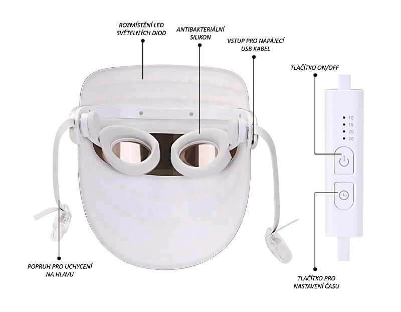 BeautyRelax Lightmask face mask kosmetinis prietaisas