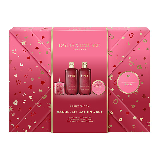 Baylis & Harding Midnight Cherry Gift Set 4 pcs Moterims