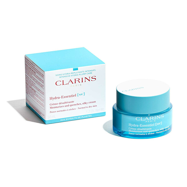 Clarins Moisturizing cream for normal to dry skin Hydra Essentiel (Moisturizes and Quenches Silky Cream) 50 50ml Moterims