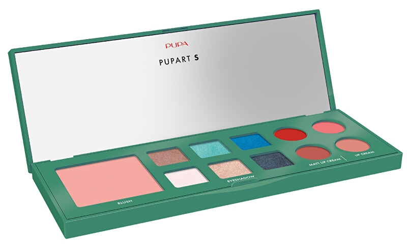PUPA Milano Cheek palette Pupart Small Green (Palette) 9.1 g Moterims
