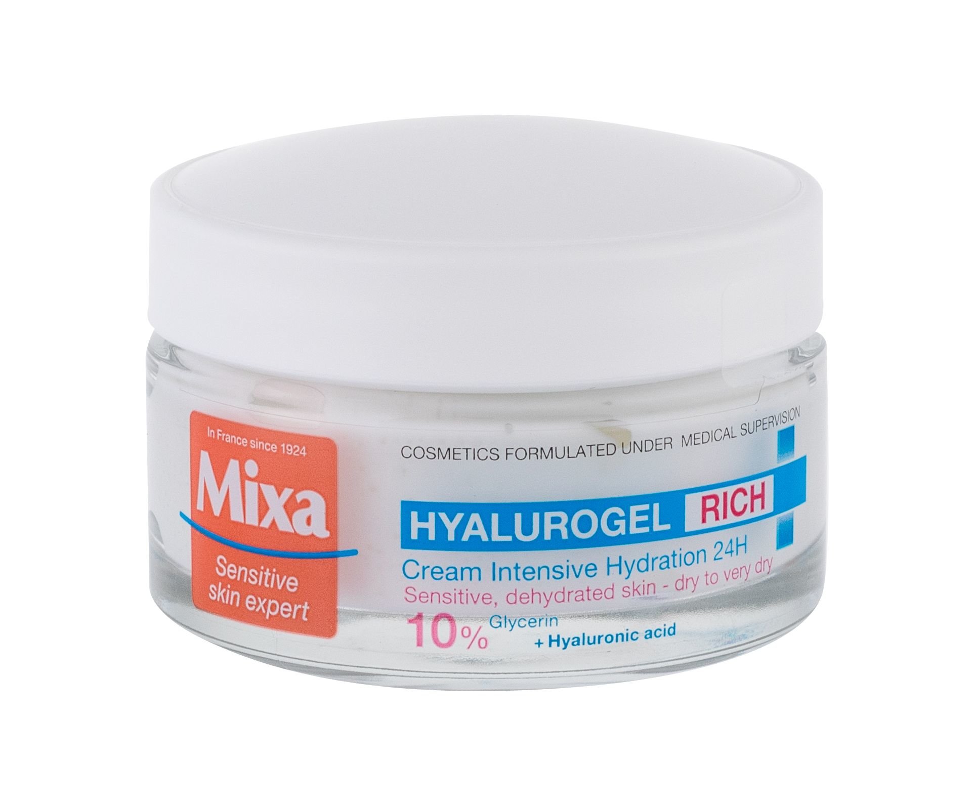 Mixa Sensitive Skin Expert Hyalurogel Rich dieninis kremas