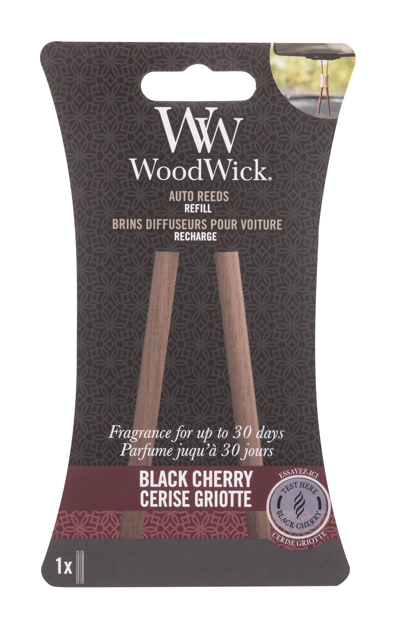 WoodWick Black Cherry Auto Reeds Kvepalai Unisex