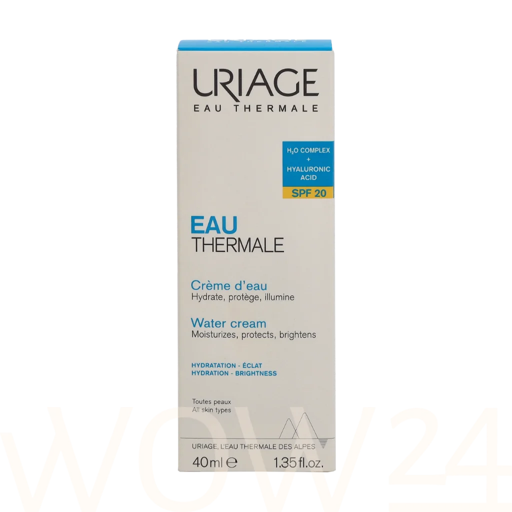 Uriage Uriage Water Cream SPF20 40 ml kūno kremas