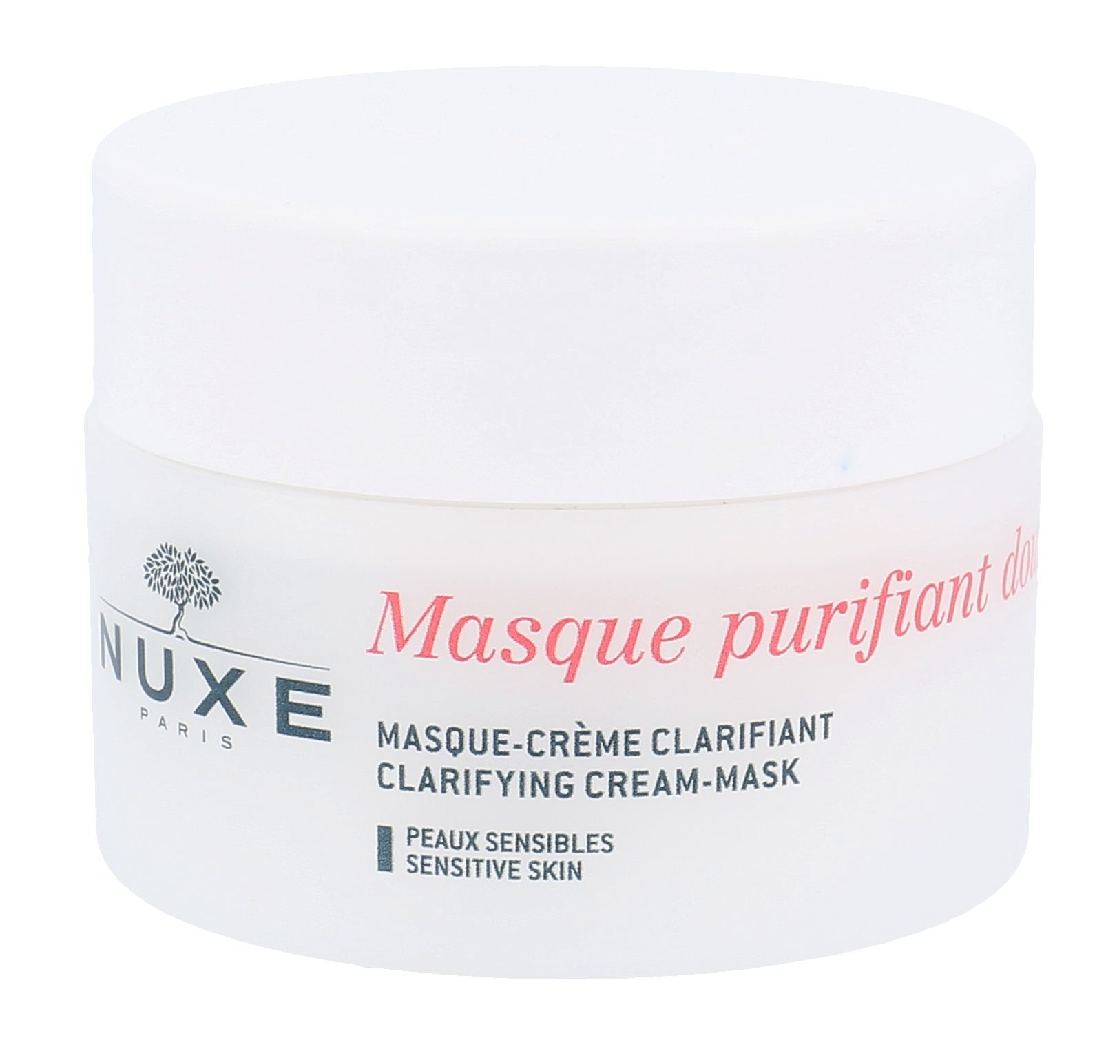 Nuxe Rose Petals Cleanser Clarifying Cream-Mask 50ml Veido kaukė (Pažeista pakuotė)