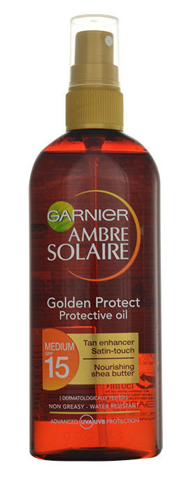 Garnier Ambre Solaire Golden Protect Oil SPF30 įdegio losjonas