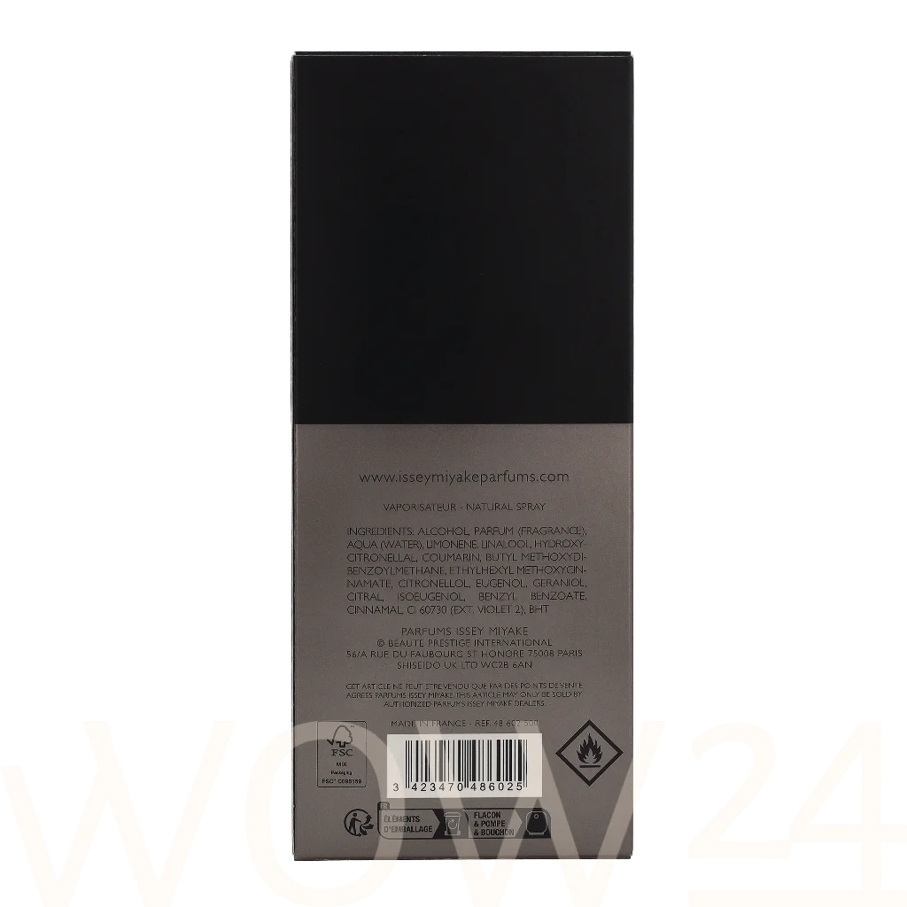 Issey Miyake Issey Miyake L'Eau D'Issey Homme Intense Edt Spray 75 ml kvepalai Vyrams EDT