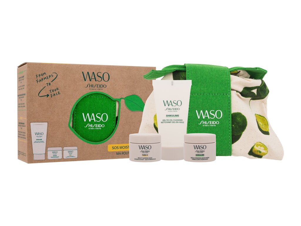 Shiseido Waso SOS Moisture Charge Kit veido gelis